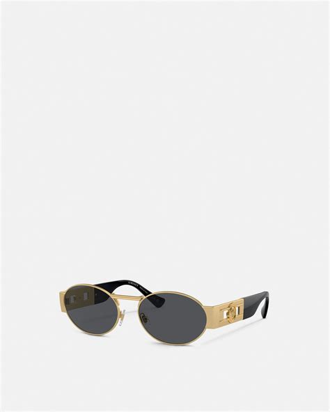 versace black oval sunglasses|unisex Versace sunglasses.